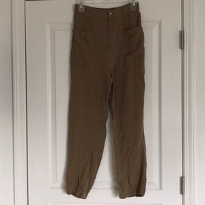 Zara camel color trouser pants